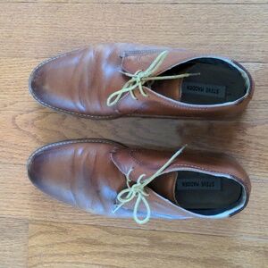 Steve Madden Men's Brown Leather Chukka Boots